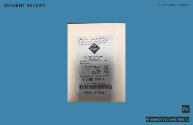 Beispiel einer Zahlungsquittung der Sam's Club Apotheke in den USA (Vorschau)